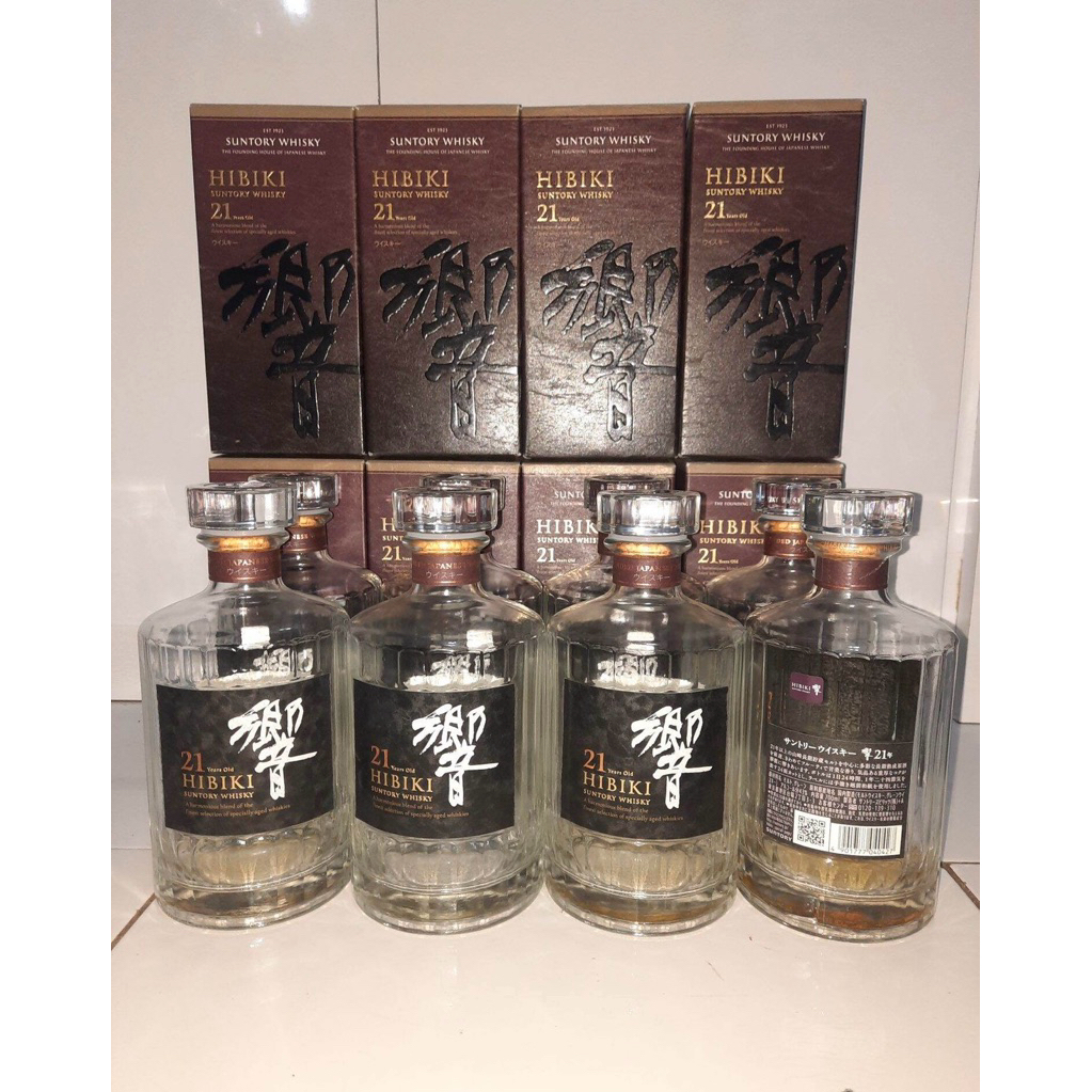 Botol kosong botol Hibiki untuk hiasan dan pajangan ,