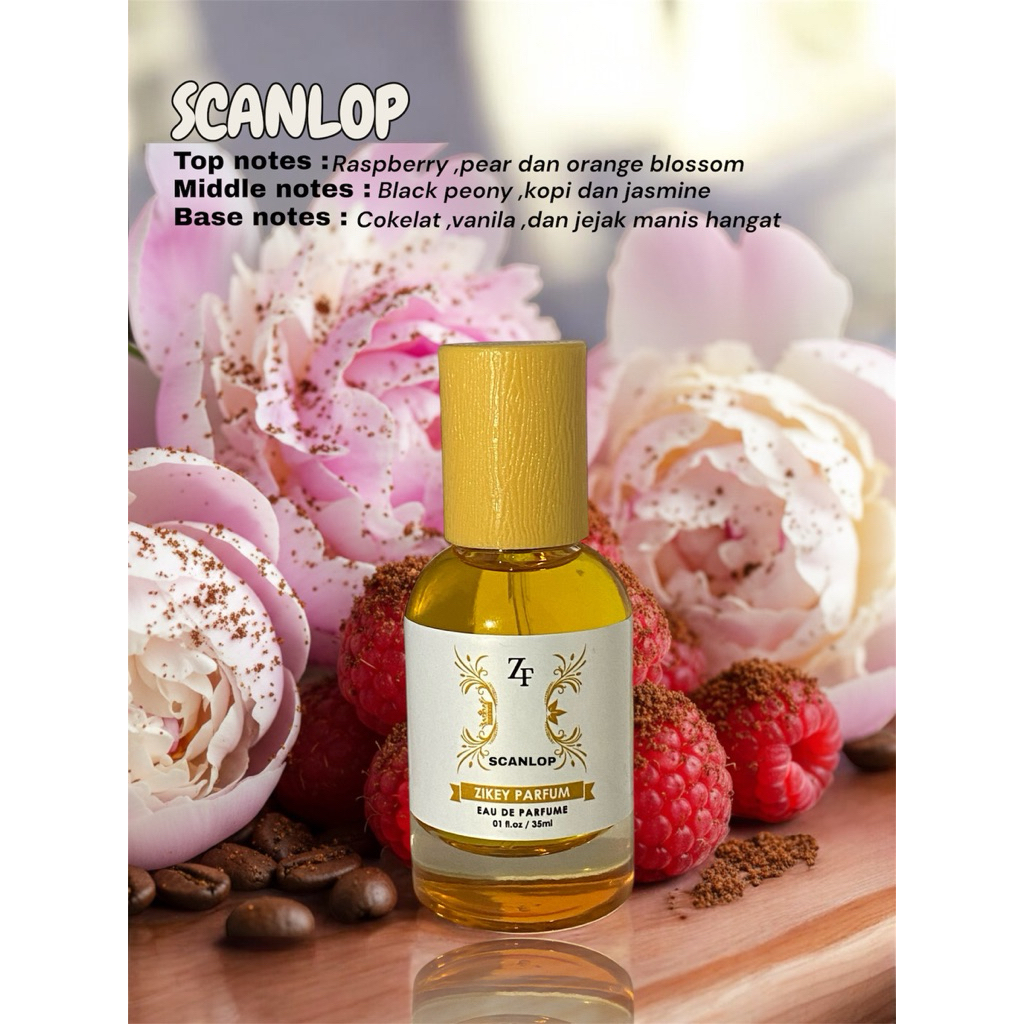 Parfum Zikey ”SCANLOP” EAU DE PARFUM Wanita 35ML