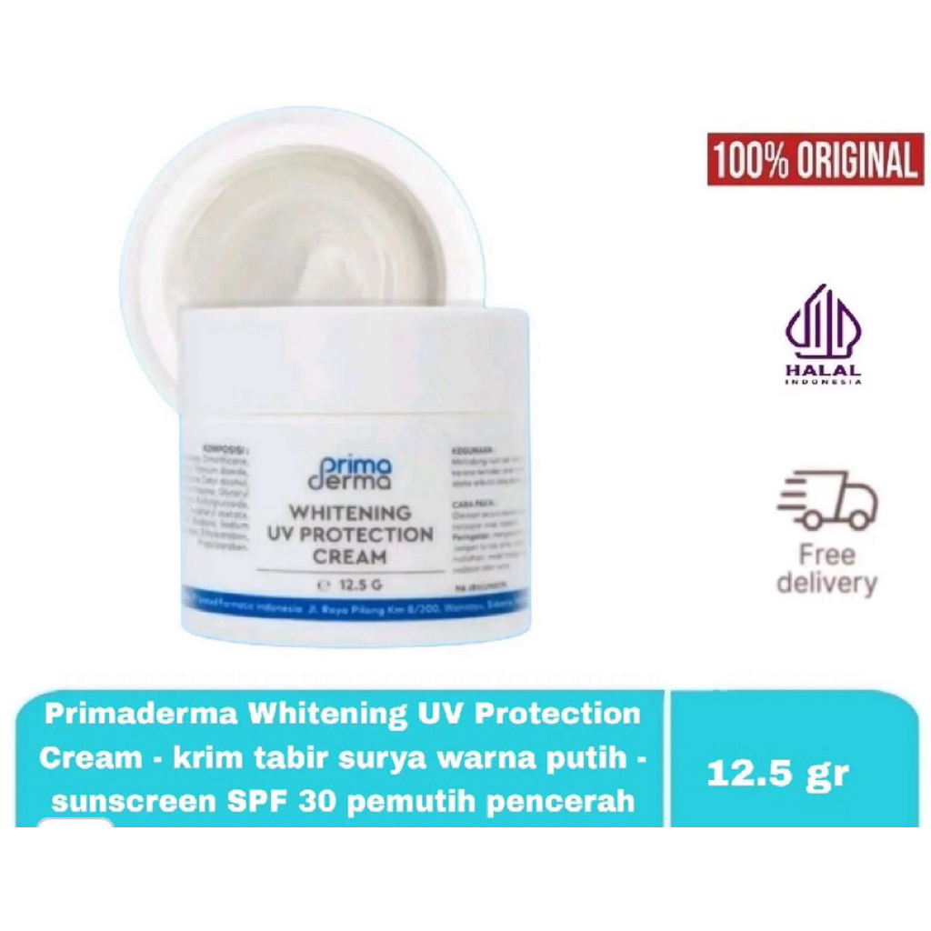 Sunscreen  putih glowing bpom