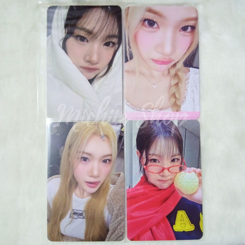 Photocard Heart2Hearts Juun Lucky Draw QQ Music, Scarlett x Hearts2Hearts, Unit Album The Chase | Ph