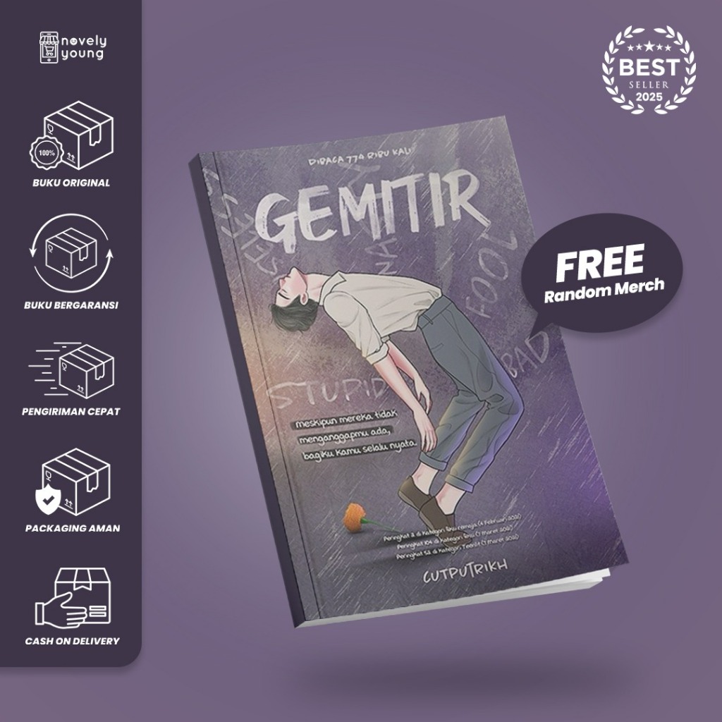 Novel Gemitir - Cut Putri Khairani - Akad - Gratis Biaya Packing