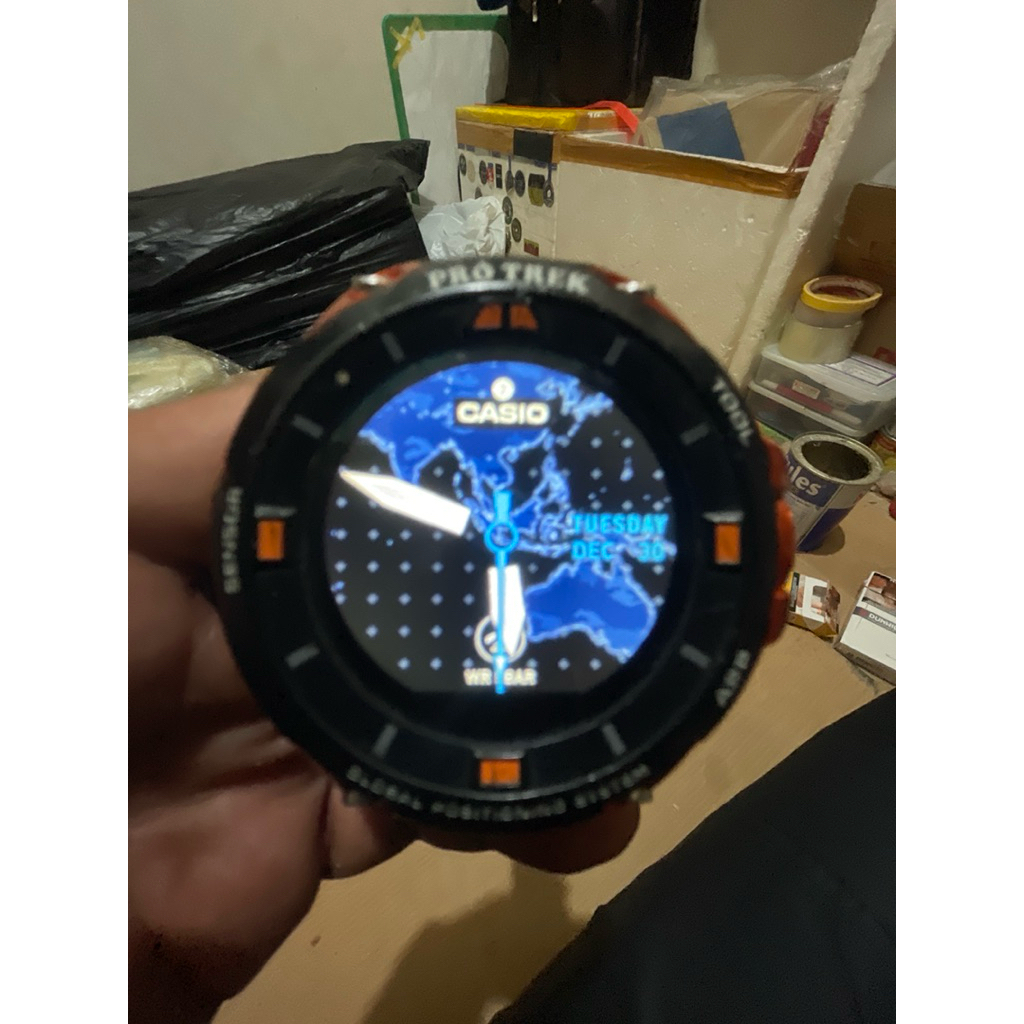 jam casio protrek wsd f20 wear os
