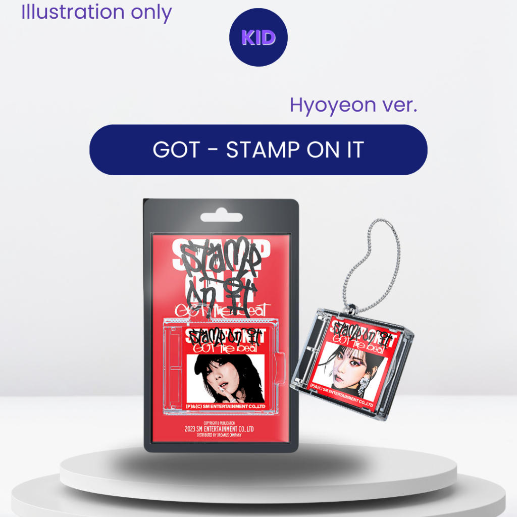 NAKAMA - SEALED GOT HYOYEON ALBUM - STAMP ON IT SMART VERSION - OFFICIAL KPOP