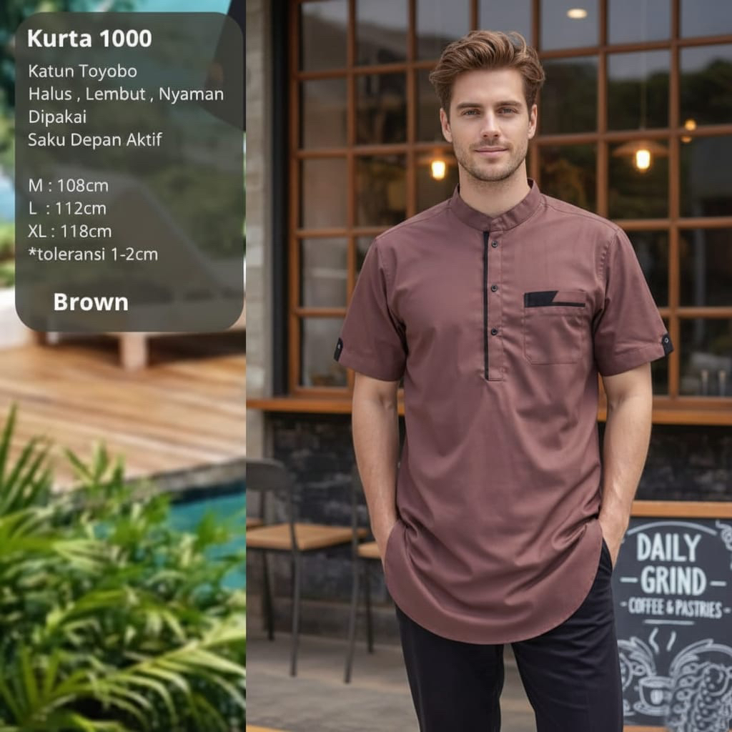 KURTA 1000 atasan kemeja baju lebaran pria remaja dewasa ootd outfit trend kekinian fyp viral bestse