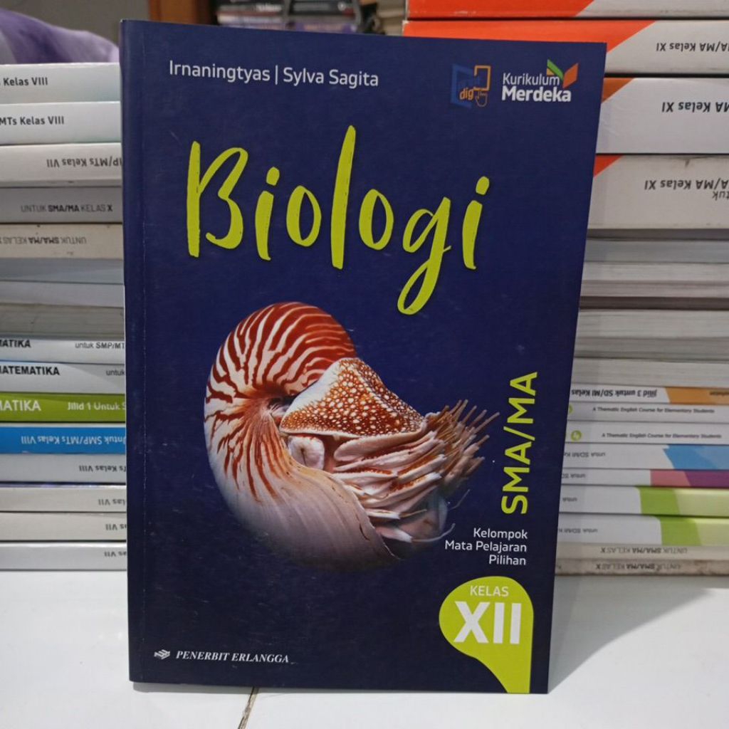 BUKU BIOLOGI KELAS 12 SMA ERLANGGA KURIKULUM MERDEKA