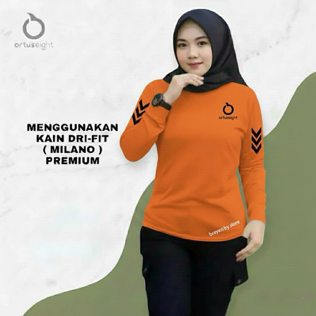 Baju Fitnes Lari Gym Senam Zumba Wanita - Kaos Atasan Olahraga Wanita lengan panjang Nbm Drifit