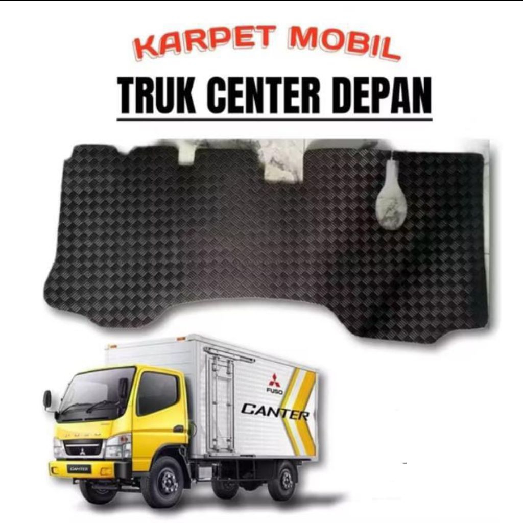 Karpet Depan Truk Canter Alas kaki Kabin Truck Box Canter Depan saja