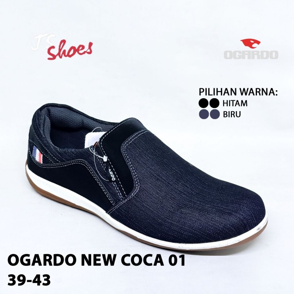 OGARDO NEW COCA 01 - SEPATU SLOP CASUAL PRIA DEWASA MERK OGARDO ORIGINAL