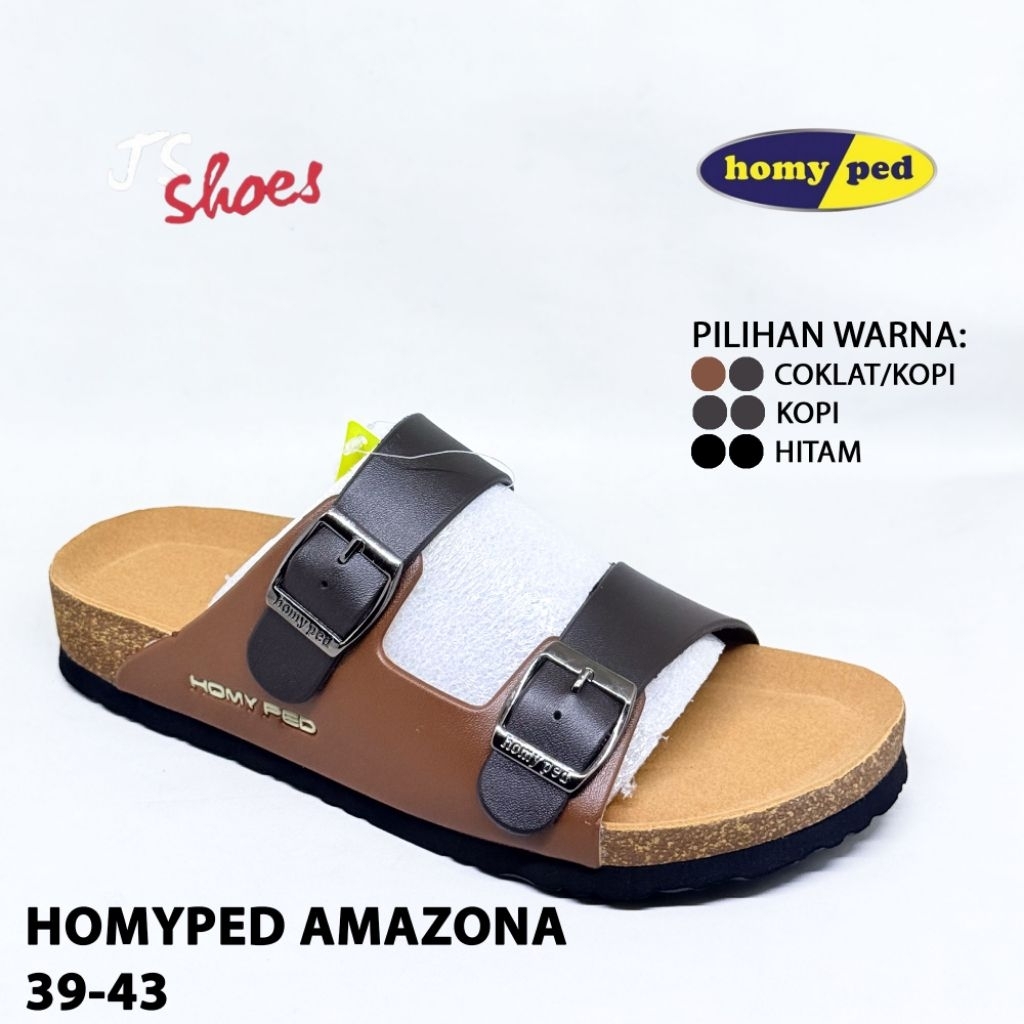 HOMYPED AMAZONA - SANDAL SLOP CASUAL PRIA DEWASA MERK HOMYPED ORIGINAL