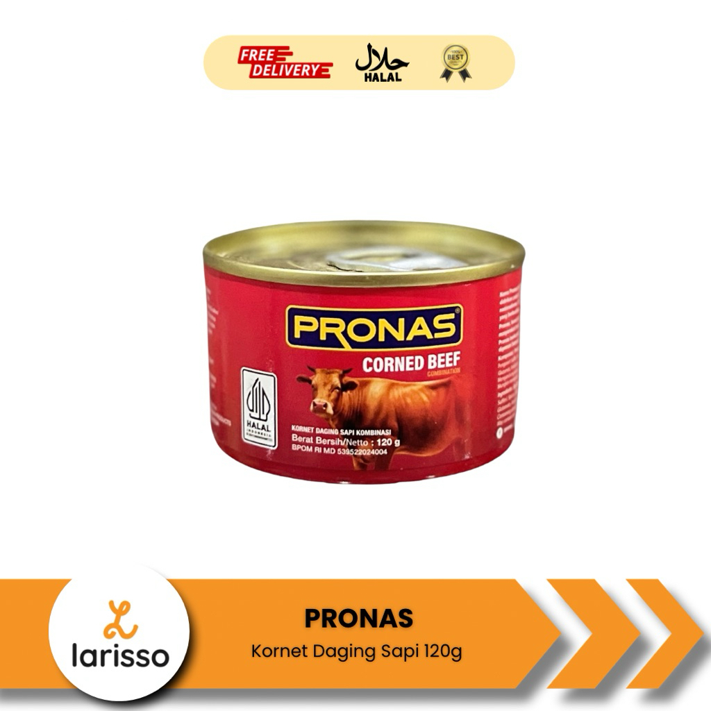 Pronas Kornet Sapi 120gr - Kornet Daging Sapi