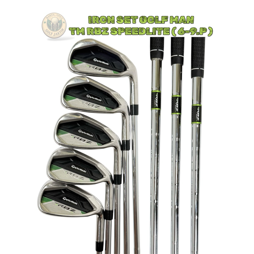 Promo Stick Golf Iron Set Taylormade Rbz Speedlite Shaft Steel Flek Reguler Second Original Termurah