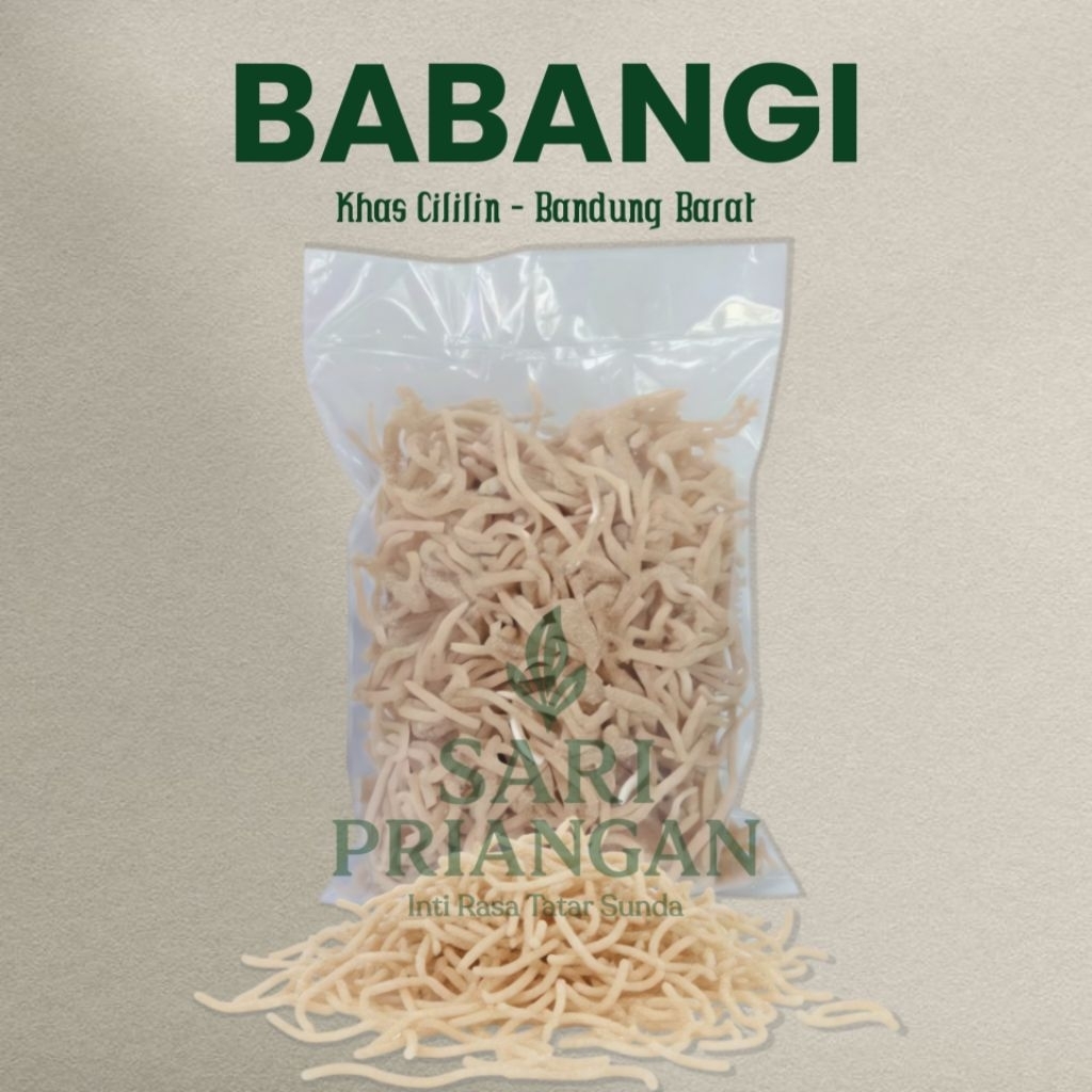 Khas Cililin Bandung Barat - ORIGINAL BABANGI ASLI CILILIN MENTAH KERING KERUPUK GURILEM ASLI UNTUK 