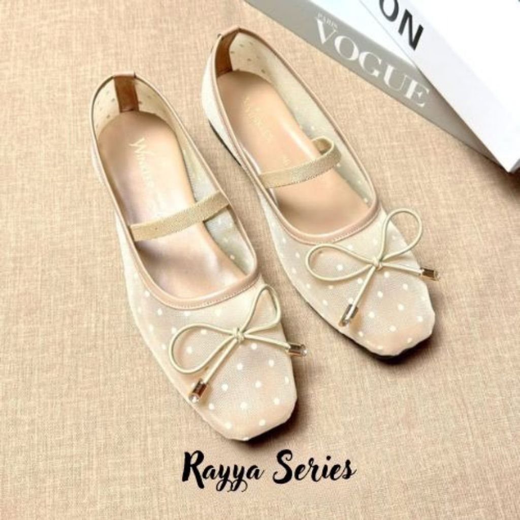 JR_SHOES  Sepatu Flat Wanita Model Elegan Flatshoes  Rayya Series