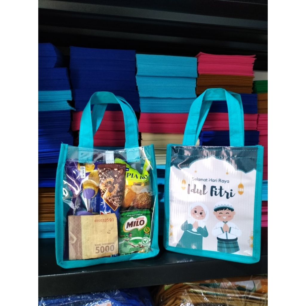 Goodie bag lebaran / Tas hampers lebaran anak / Amplop lebaran / Amplop idul Fitri