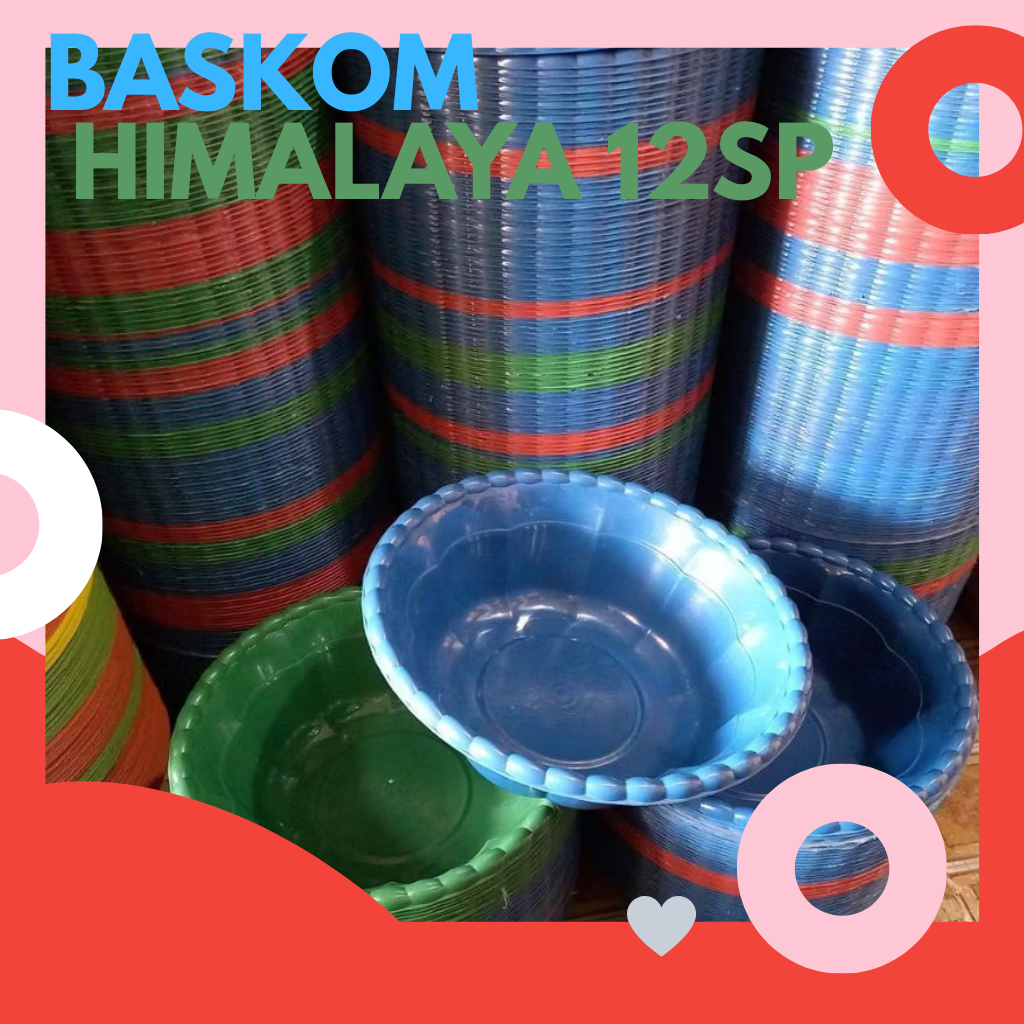 WASKOM HIMALAYA 12PCS/LUSIN BASKOM HAJATAN / WASKOM HAJATAN / BASKOM BERKUALITAS