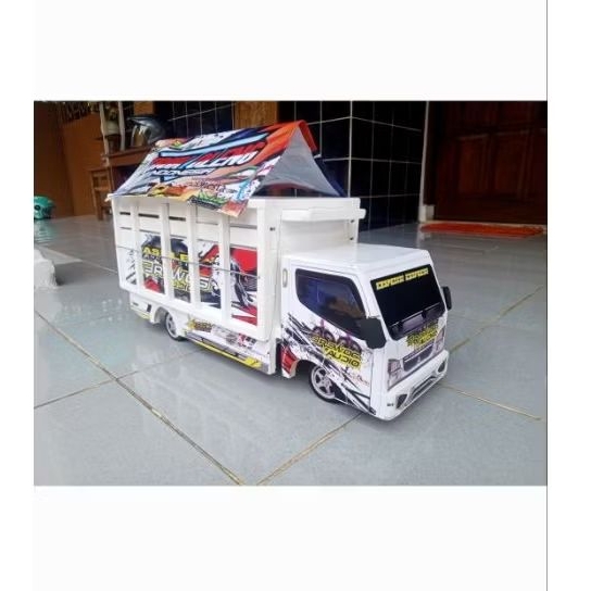MINIATUR TRUK OLENG FULL KAYU JUMBO