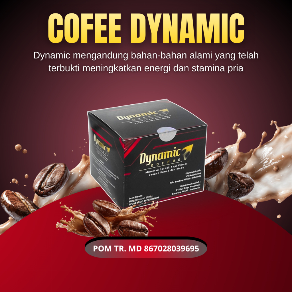 KOPI DYNAMIC - 10 sachet original | dynamic coffee | ngopi | kopi sehat bugar original