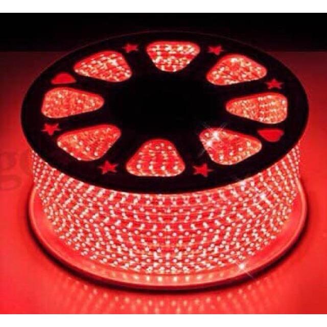 LAMPU SELANG LED PERMETER WARNA MERAH LAMPU HIAS INDOOR DAN OUTDOOR