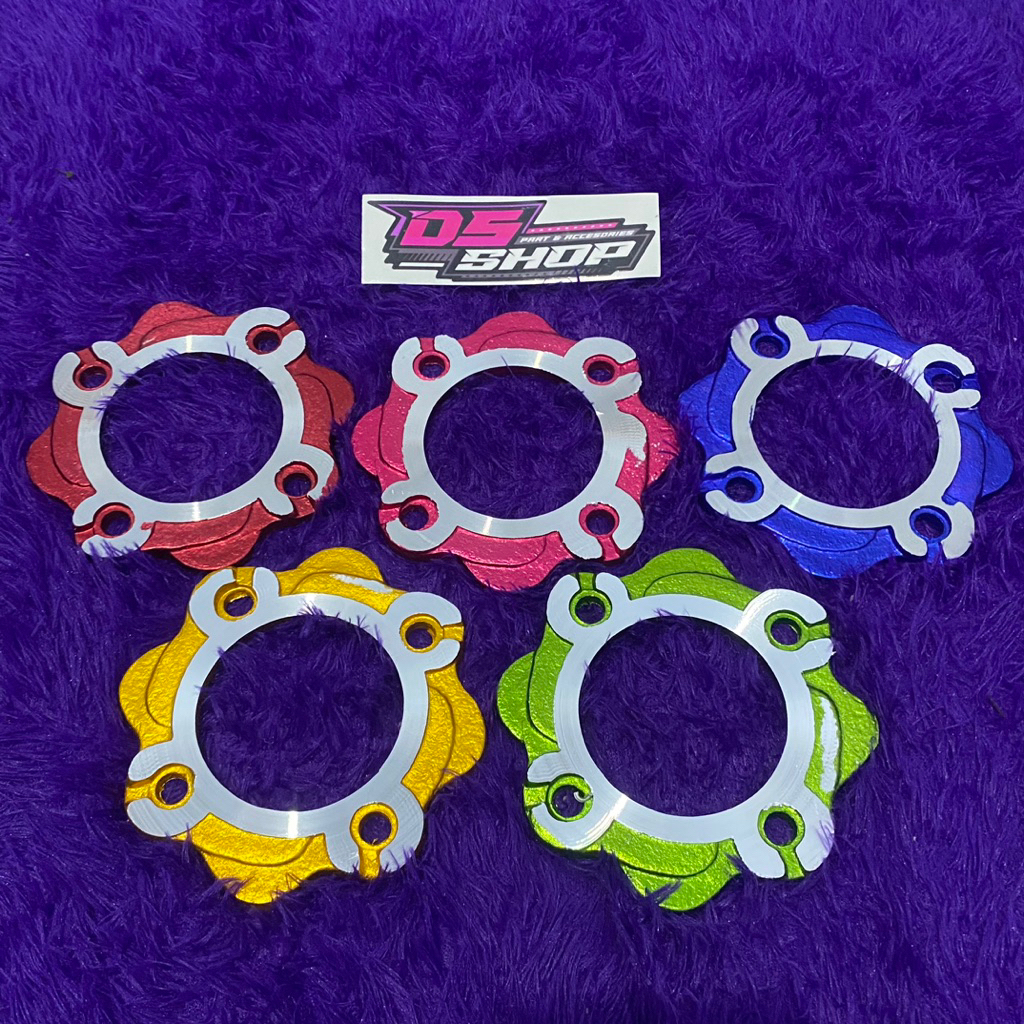 pemanis spacer gear belakang yamaha cnc cor pemanis ger yamaha