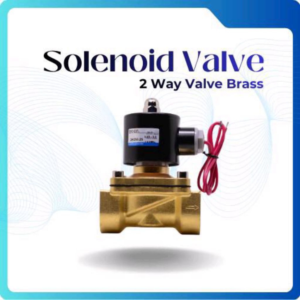 SOLENOID VALVE BRASS 2/2 - SOLENOID VALVE 2 WAY - 2W250-25