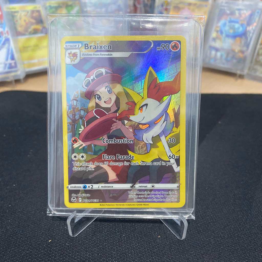 Braixen TG01/TG30 CHR TCG Pokemon English 2022