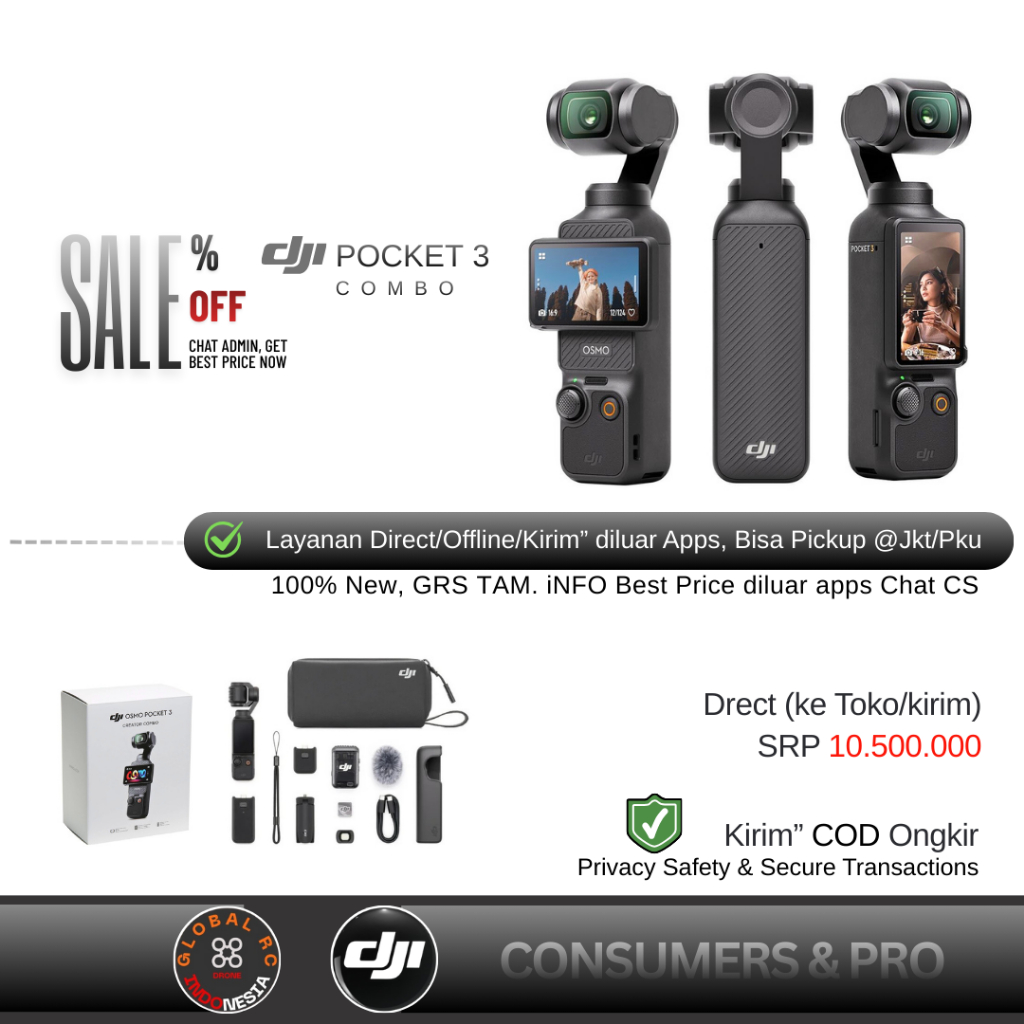 Dji Osmo Pocket 3 Creator Combo