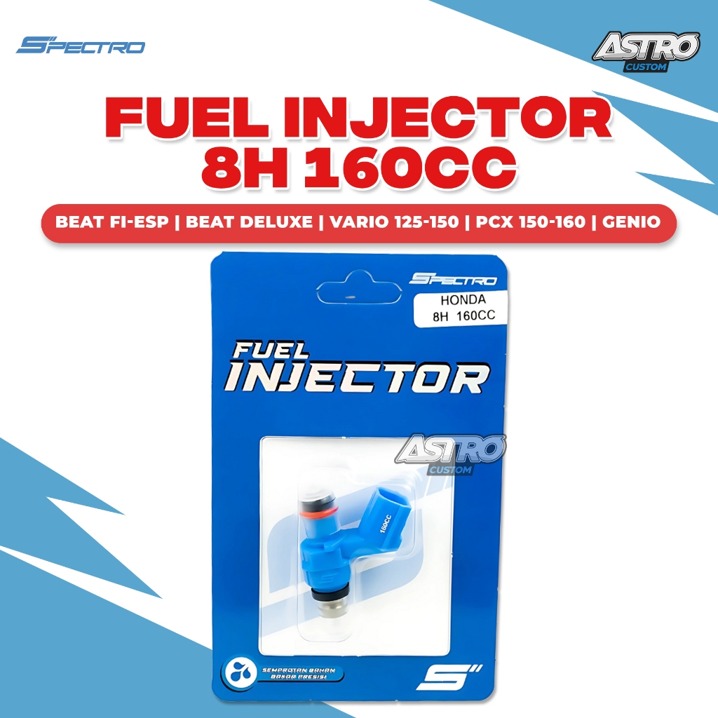 Spectro Injektor Vario Genio Deluxe 125 150 PCX ADV 160 Beat Fi Street Scoopy Fi ESP Honda 8H 160CC