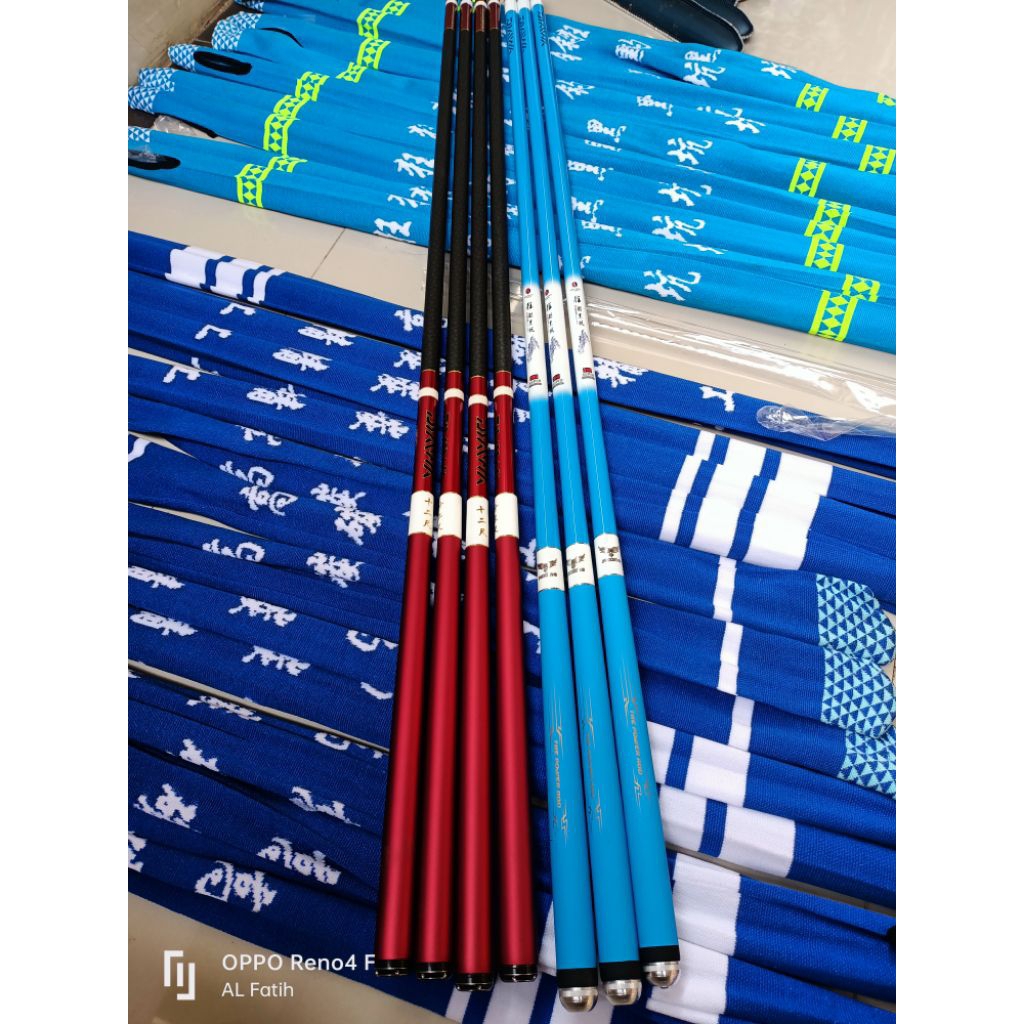 Tegek Kaku Daiwa Redrose 12H Dan Daiwa Skyblue