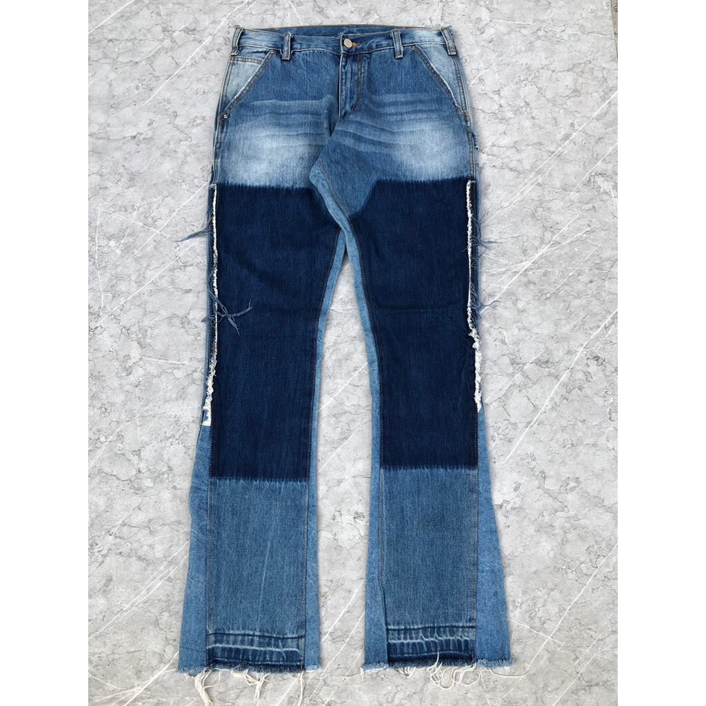 MNML Double Knee Flare Jeans