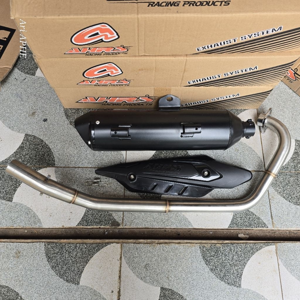 knalpot AHRS STANDAR SILENT HIGH POWER stainles original yamaha VIXION OLD 3C1