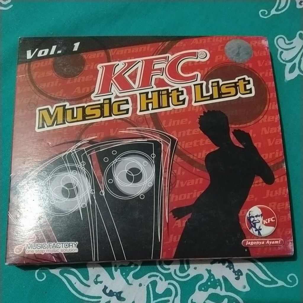 CD lagu bekas KFC Music Hit List Vol.1