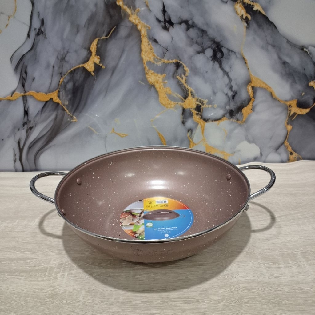 Pero Anka Wok 28cm / Wajan Panci Penggorengan Anti Lengket 28cm