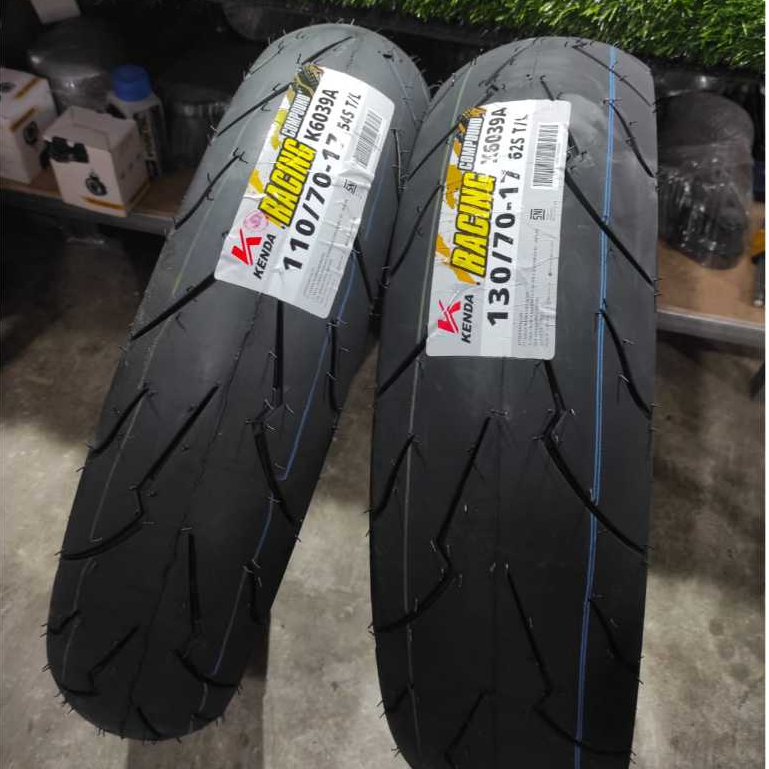 BAN LUAR KENDA RACING COUMPOND 110/70 130/70 RING 17 TUBELESS BAN LUAR SOFT COUNPOND KENDA K6039A