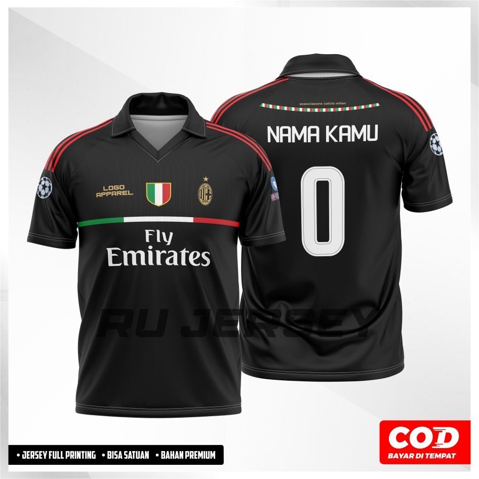 Jersey Milan 2011 3rd Full Printing