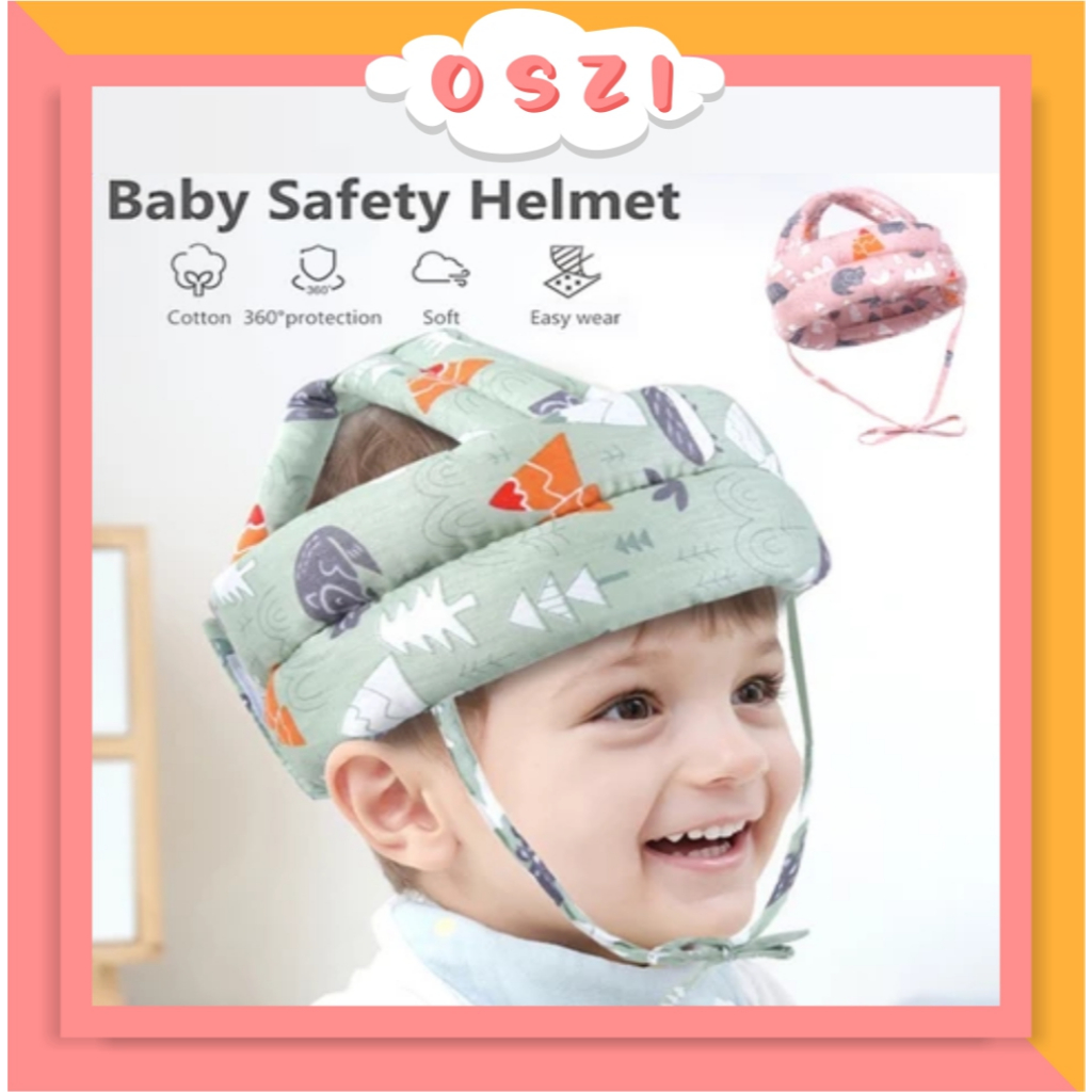 OSZI Helm Pelindung Kepala Bayi Topi Helm Pelindung Kepala Bayi R1426