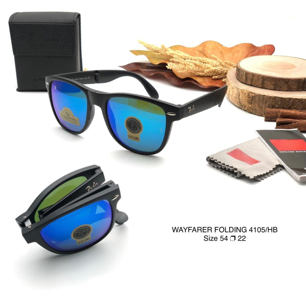 KACAMATA FOLDING LIPAT RAYBAN 4105 UNISEX TAHAN LAMA RINGAN PRAKTIS