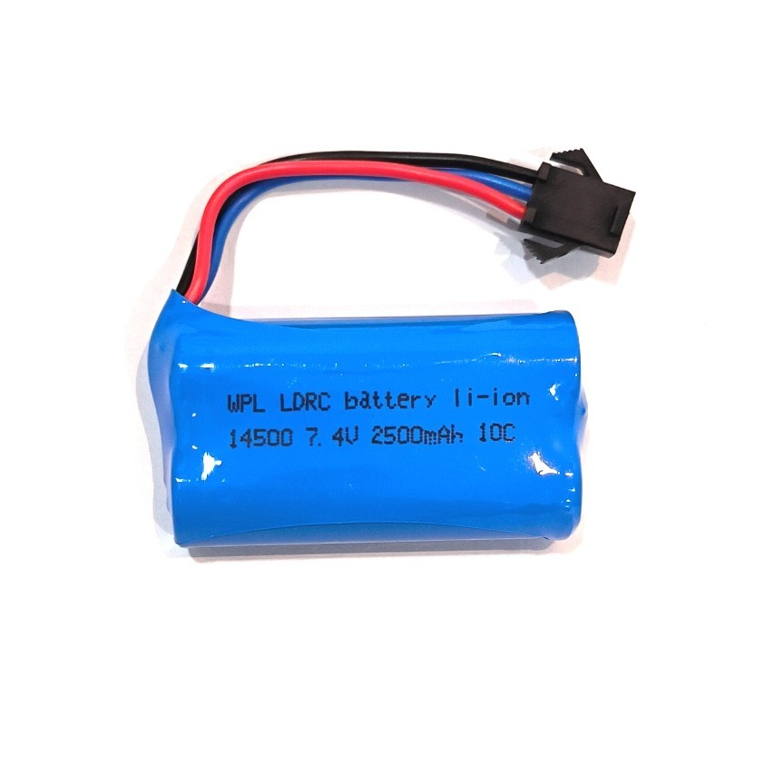baterai up grade rc D90 MN91 MN82 MN40 MN45 14500 7.4v 2500mAH SM 3P