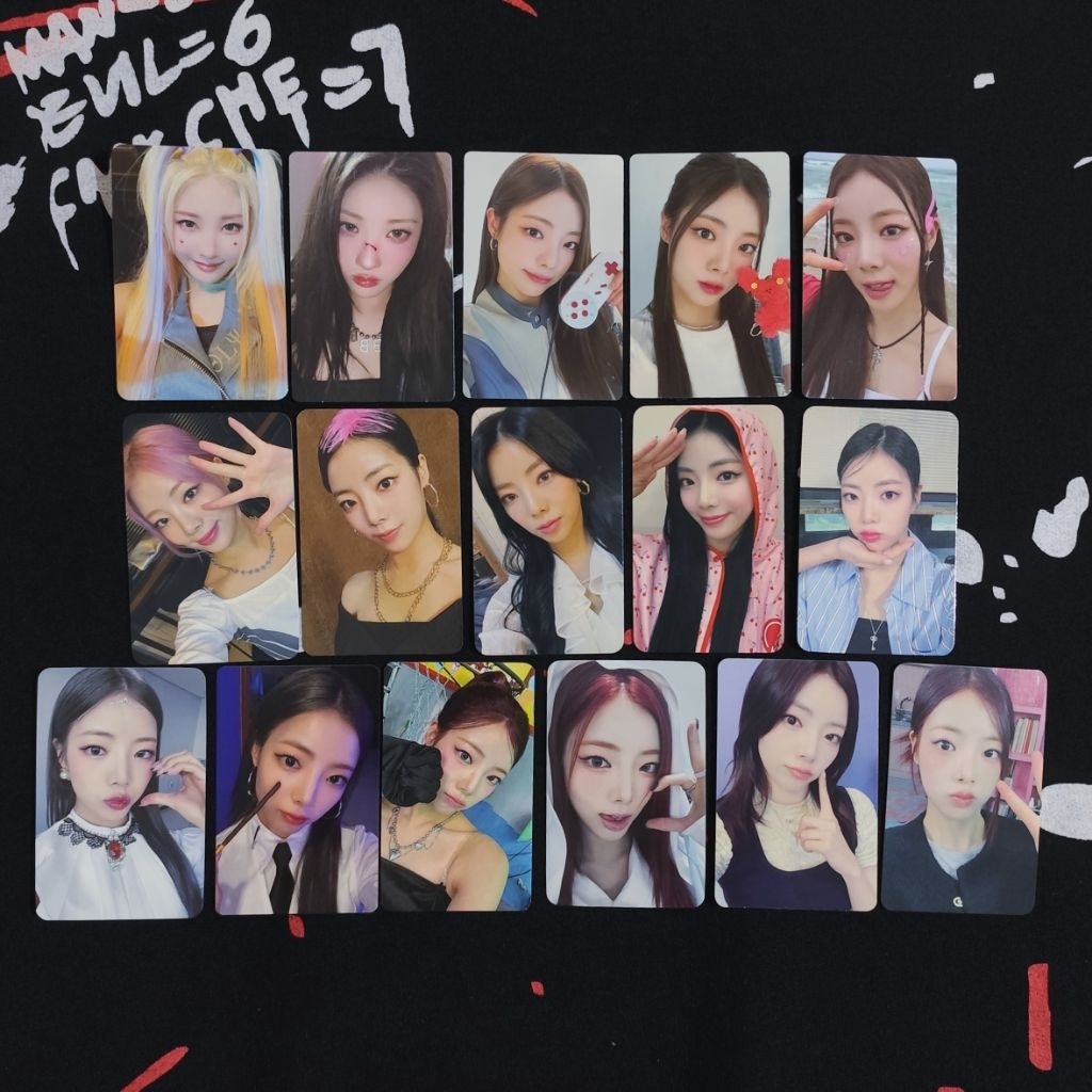 photocard pc goeun chaein purple kiss