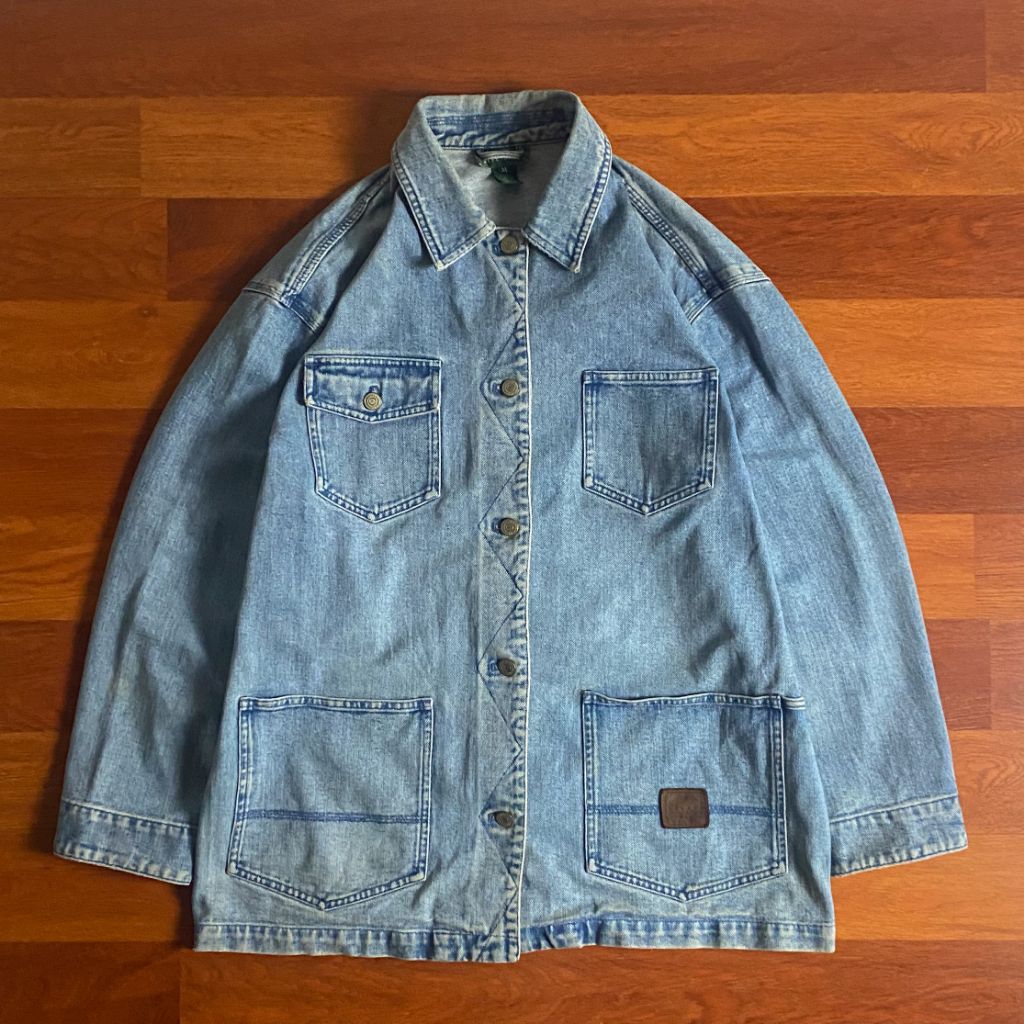Polo Ralph Lauren vtg denim jacket ( XL ) woman / ( L ) pria