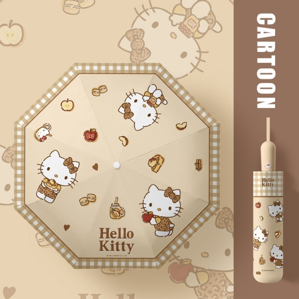 PAYUNG LIPAT UV LICENSE SANRIO SINCHAN MIFFY, PAYUNG TRAVELING, PAYUNG DEWASA