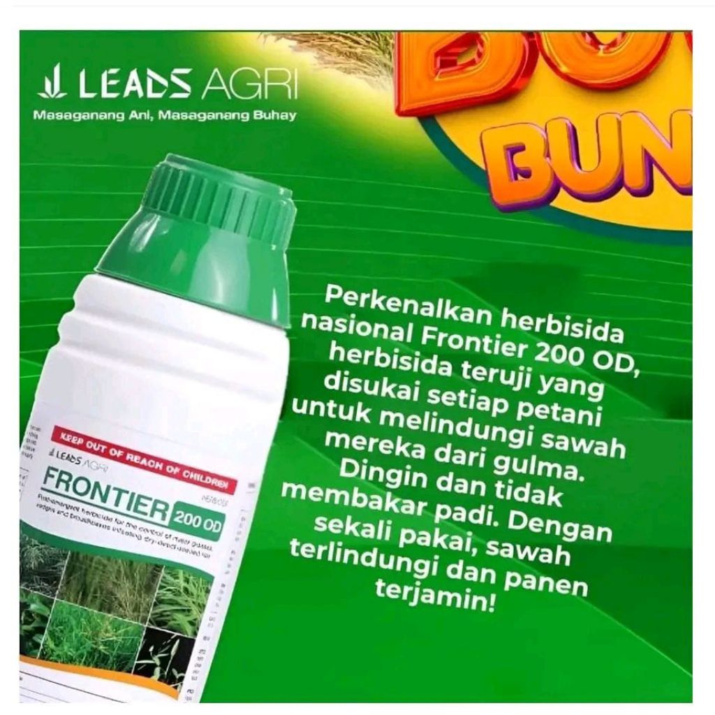 Promo "FRONTIER 200 OD HERBISIDA PEMBASMI GULMA ORIGINAL"