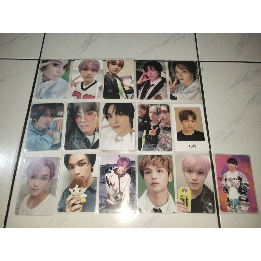 Photocard nct dream 127 Haechan biu sg26 2025 perban beat it up kacamata taste topi hoodie hitam win