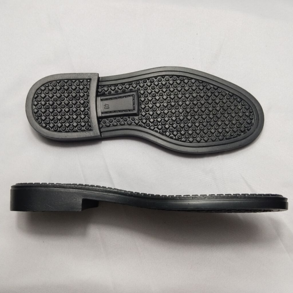 Sol PVC ABRI Hitam Bahan Kuat Tebal Super Awet Cocok Untuk Alas Sepatu PDH Paskibra Sepatu Dinas Sep