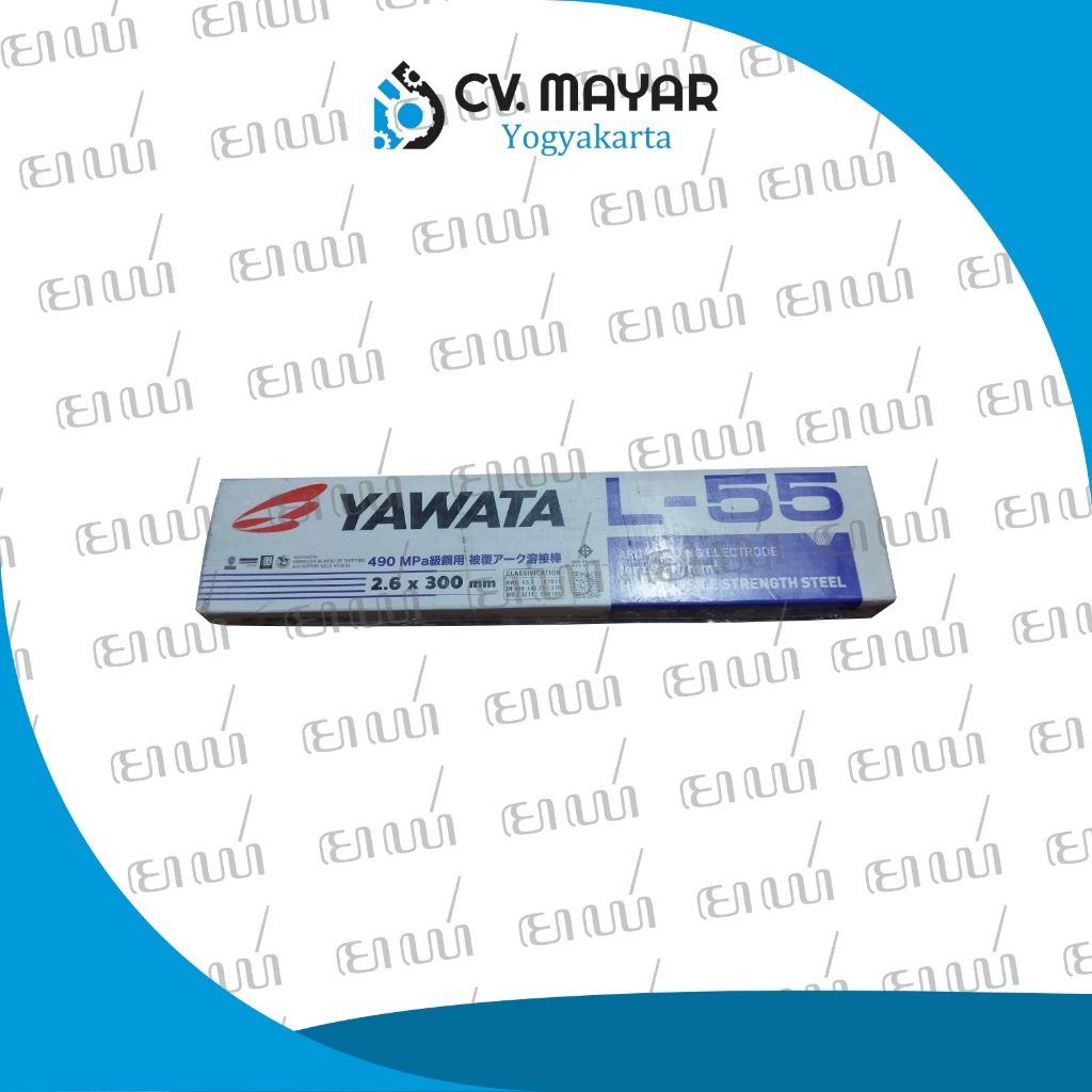 YAWATA L-55 Kawat Las Besi Baja Welding Electrode 2.6mm & 3.2mm [5KG]