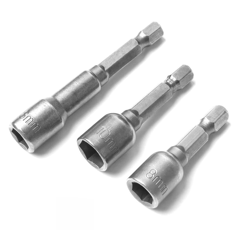 Magnetic Nut Setter/Mata Bor Roofing Magnet Hex Adaptor Bit