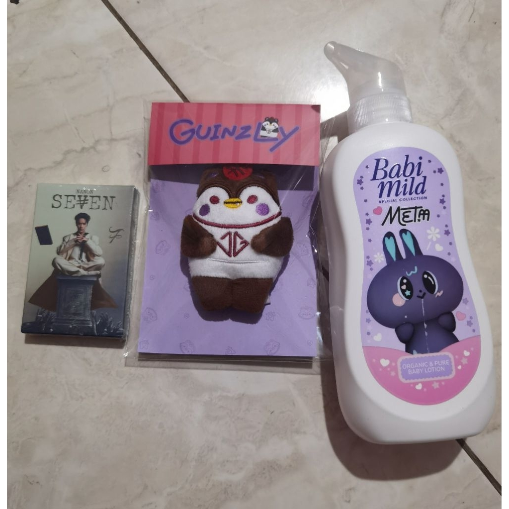 WTS READY STOCK INA MERCH GMMTV PC CC SET SEVEN NANON TINY DOLL GUINZLY LOTION BABI MILD METAA