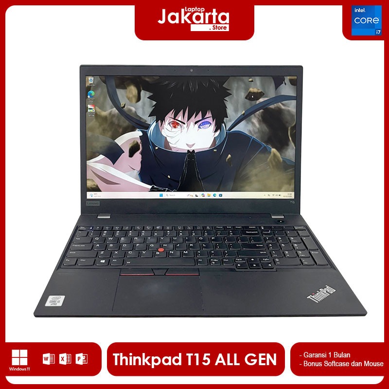LAPTOP LENOVO THINKPAD T15 G1 G2 i7 TOUCHSCREEN RAM 16GB