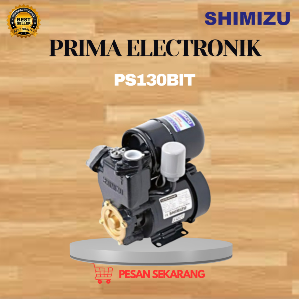 SHIMIZU POMPA AIR PS 130 POMPA AIR/PS130BIT/PS130 BIT/PS 130 BIT/PS-130BIT/ORIGINAL SHIMIZU GARANSI