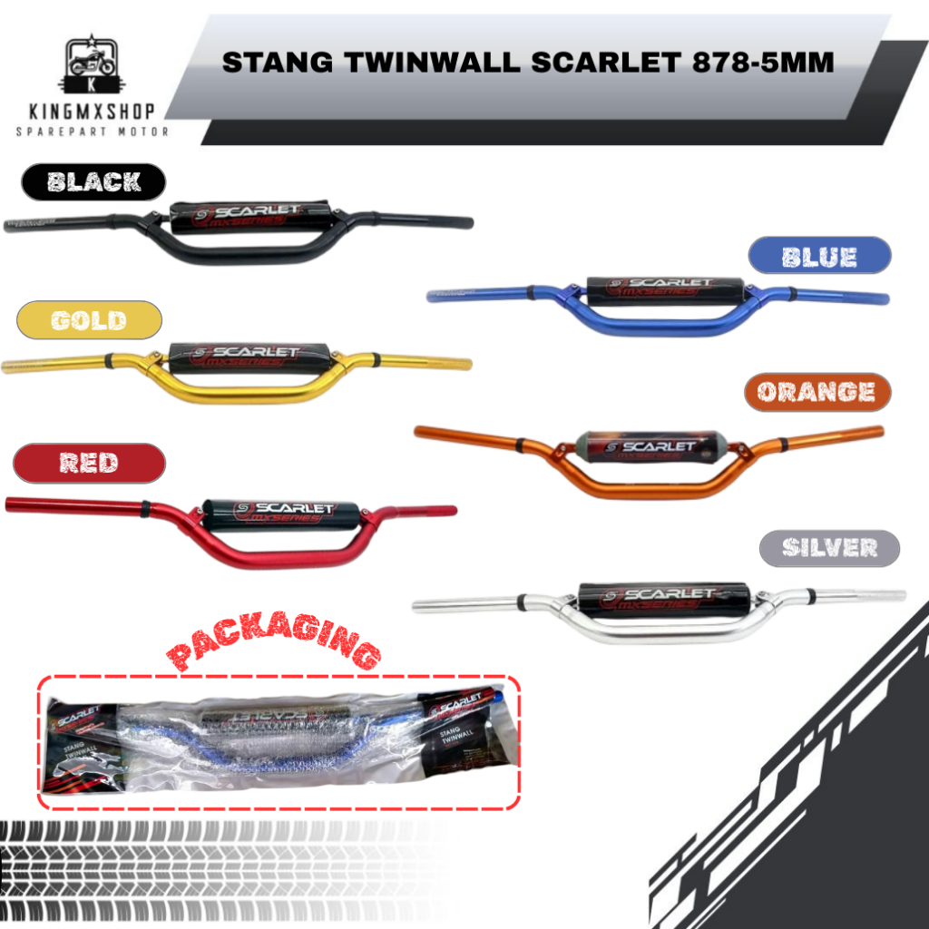 Stang Trail Twinwall Fatbar {5MM} 878 " Original Scarlet "