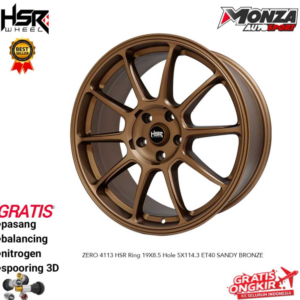 Velg mobil Ring 19 buat Terios,Rush,Zenix,Camry,Civic Turbo,Alphard Dll HSR ZERO